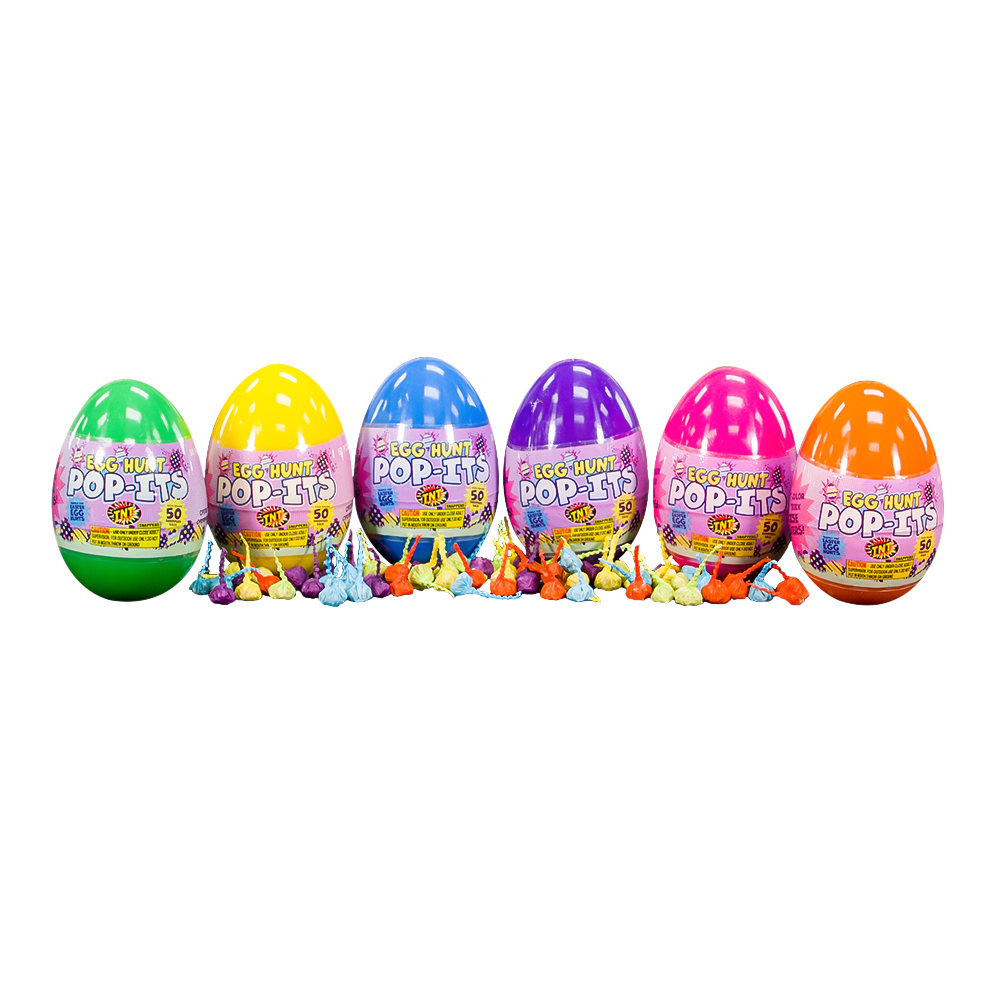 Egg Hunt Pop-Its, Multicolor Snaps, 12 Pack