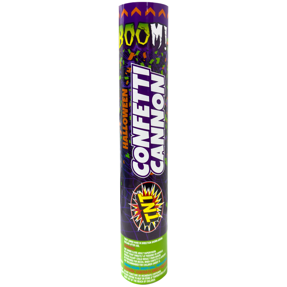 Halloween Confetti Cannon, 12 Pack - Celebrate Everyday