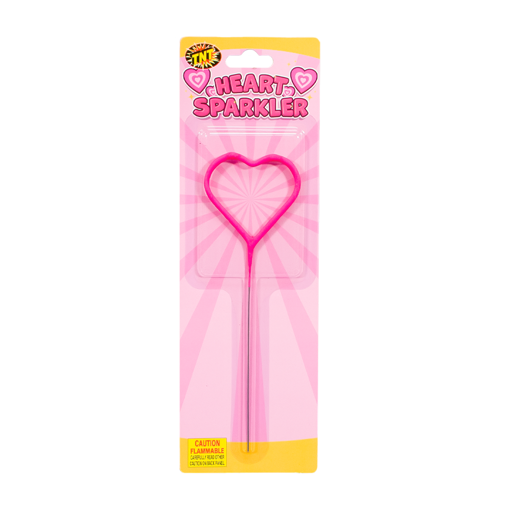 Heart Sparkler, 12 Pack - Celebrate Everyday