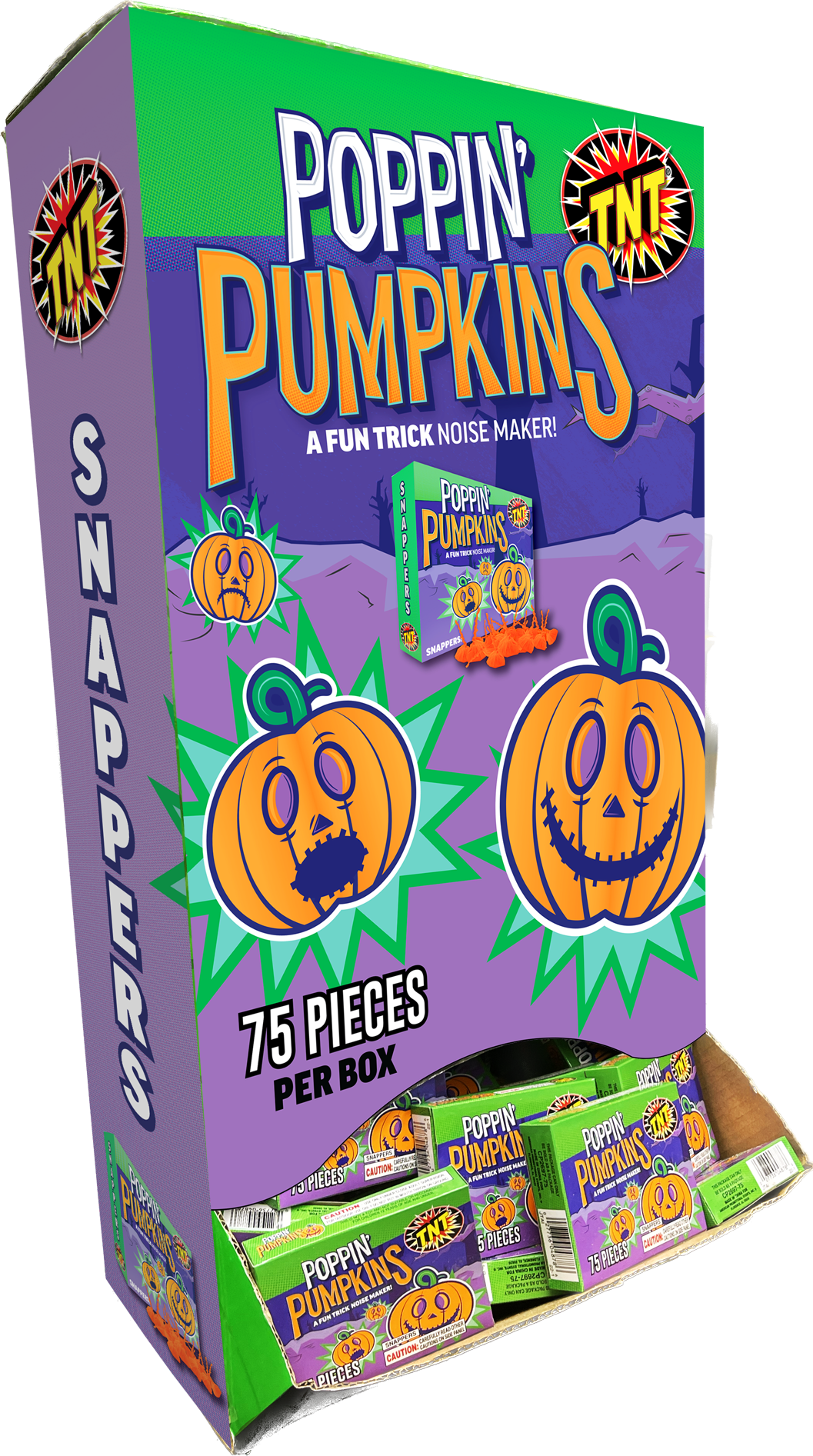 Poppin Pumpkins Halloween Snaps 168 Count Sidekick - Celebrate Everyday