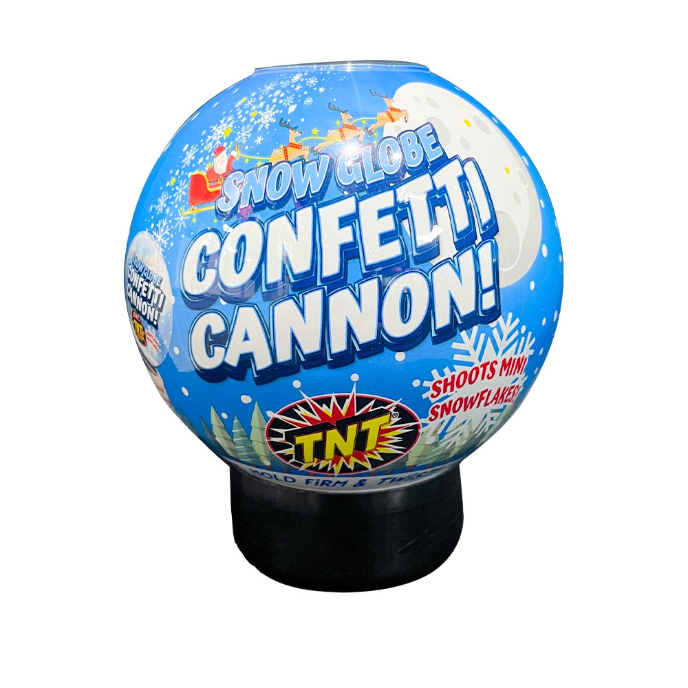 Snow Globe Confetti Cannon