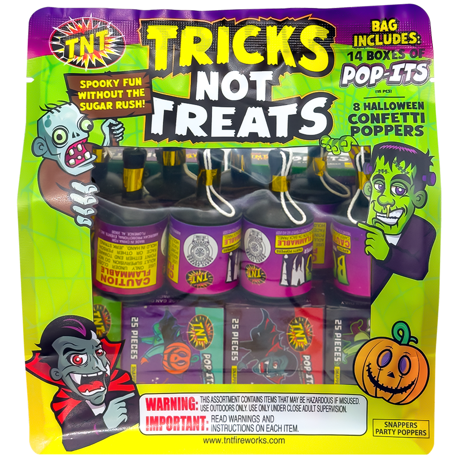 Tricks Not Treats, 3 Pack - Celebrate Everyday