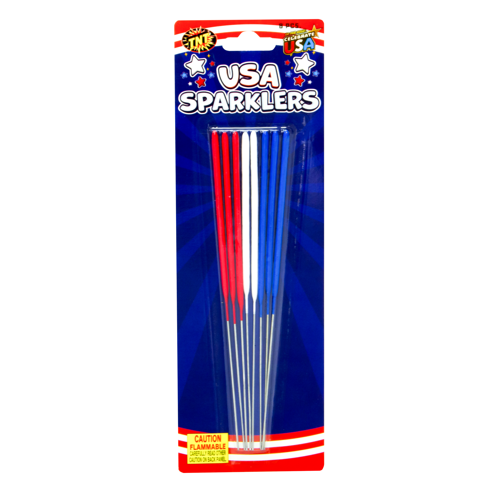 Red White and Blue Dipped Sparklers
