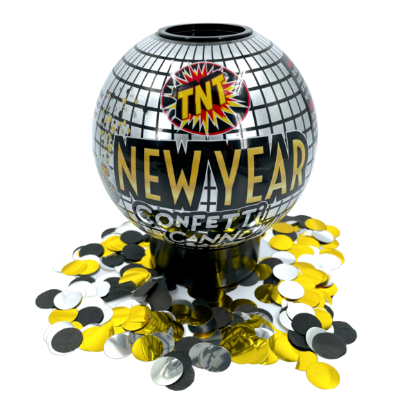 Disco Ball Confetti Cannon, 6 Pack - Celebrate Everyday