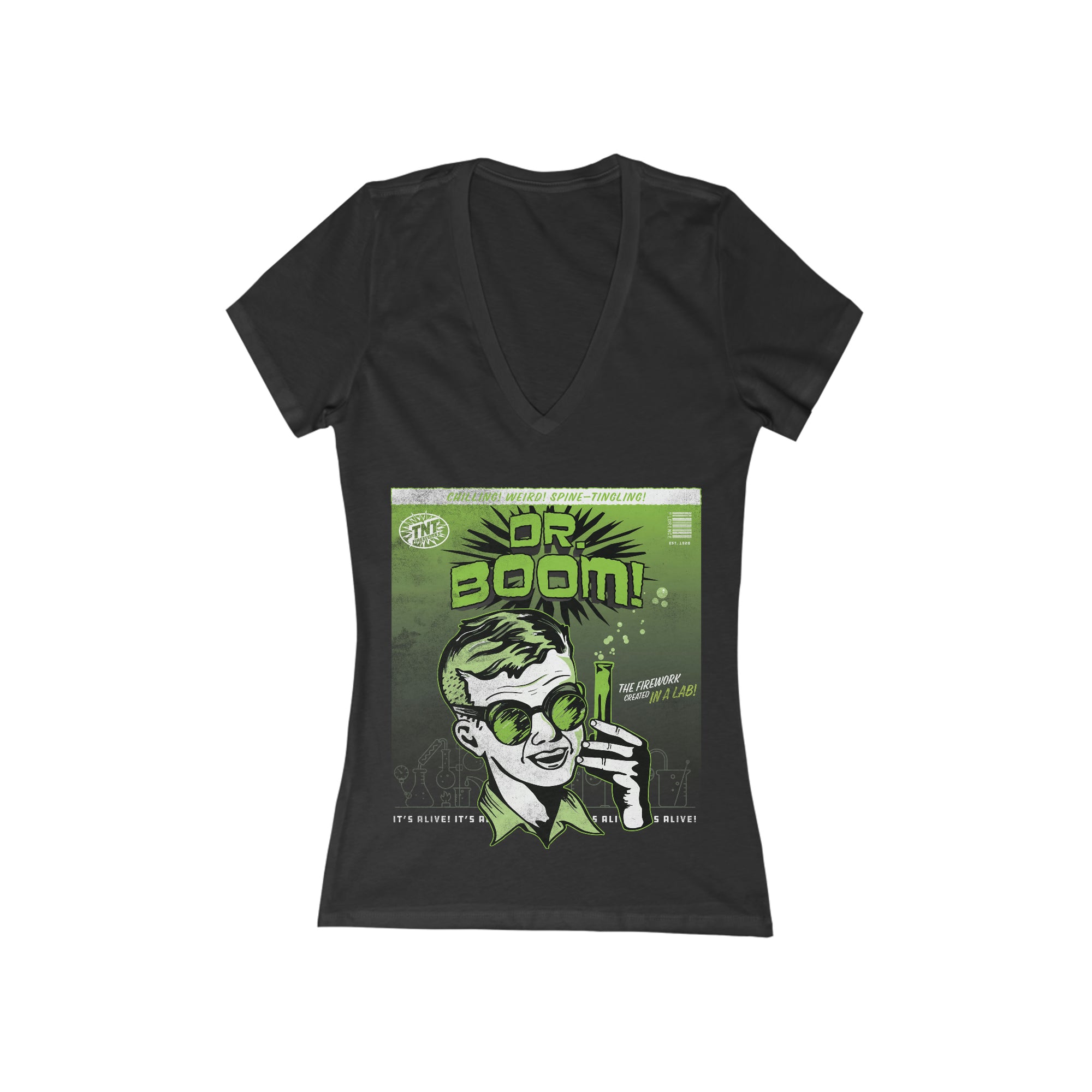 Women's Dr. Boom V-Neck - Celebrate Everyday