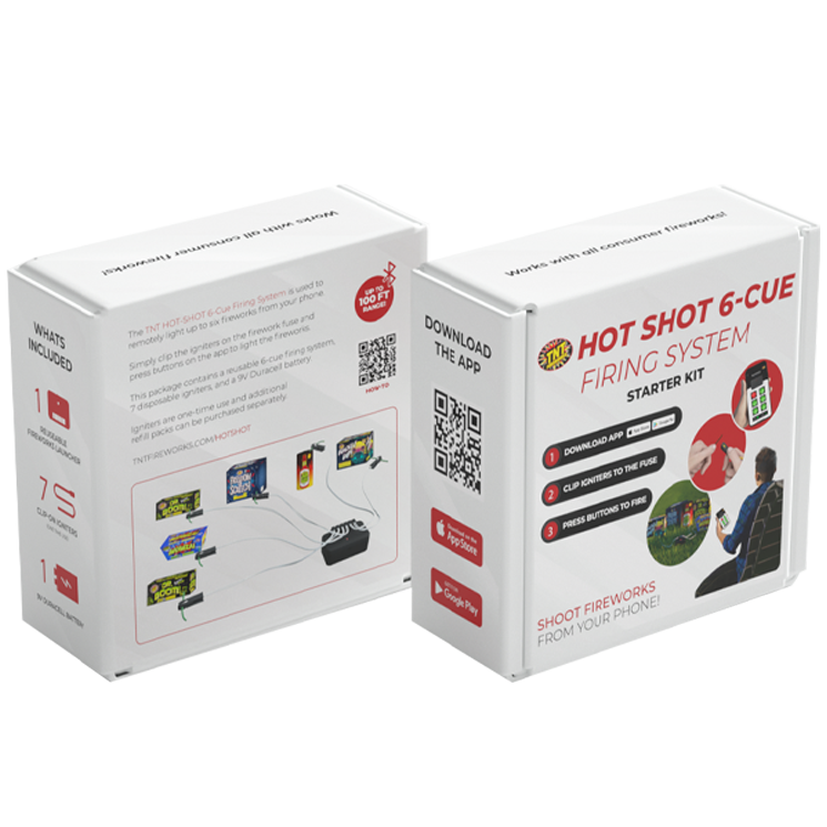 Hot Shot 6 Cue Firing System - Celebrate Everyday