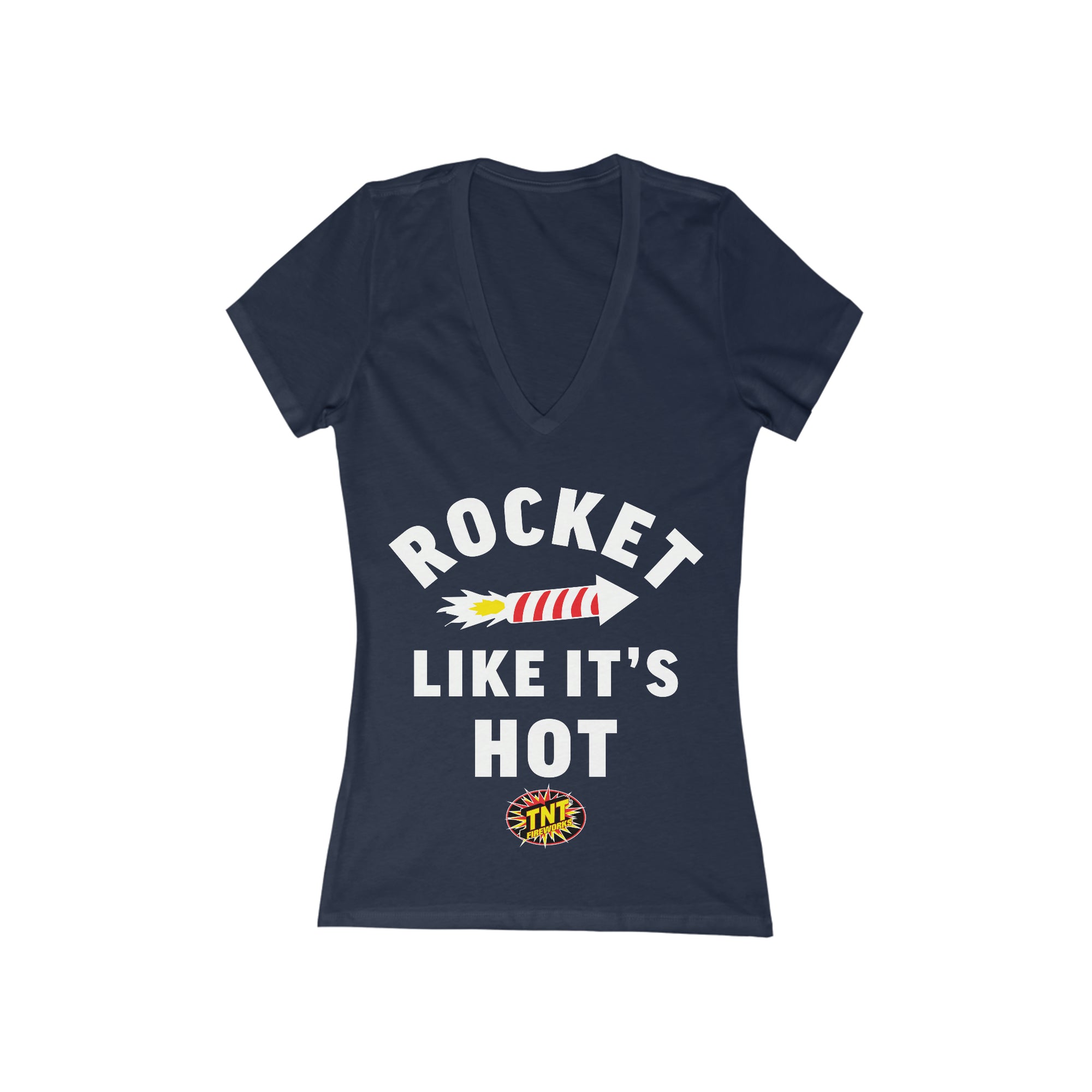 Women's Rocket Like It's Hot V-Neck - Celebrate Everyday